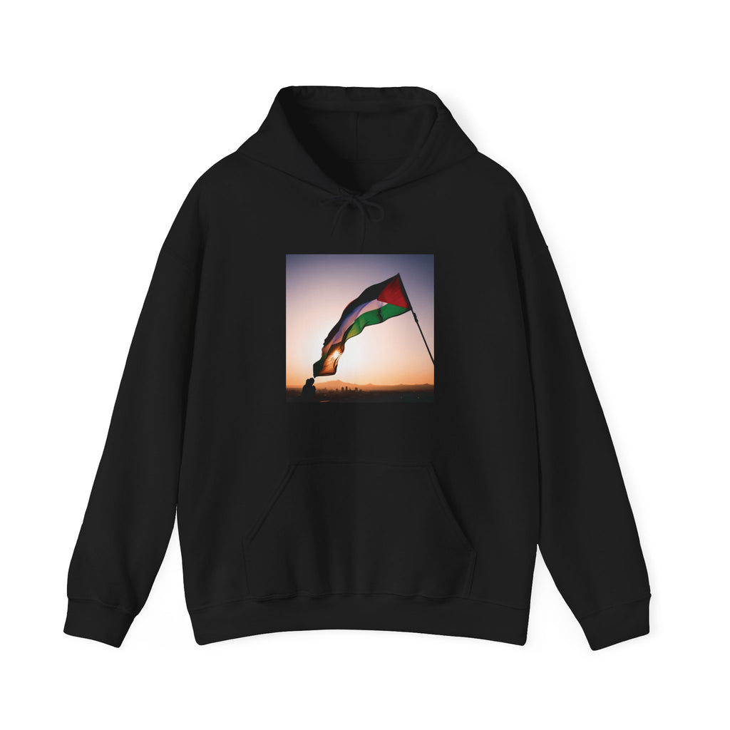 Palestine Flag Unisex Heavy Hooded Sweatshirt