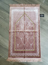 Turkish Luxury Double Plush Prayer Rug-  Pink/Blush #5
