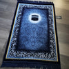 Kaaba Turkish DAILY Plush Prayer Rug BLUE